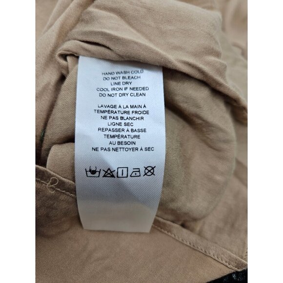 New Maeve One Shoulder Gold Sequin Mini Dress Womens 4 Body Con - Picture 9 of 10